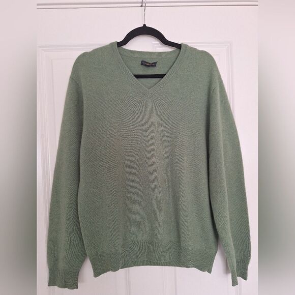 Club Room green cashmere sweaters size M - Picture 1 of 5